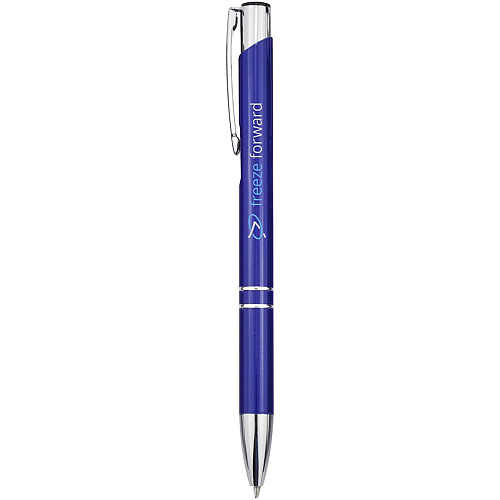 Moneta aluminium click ballpoint pen (blue ink) 2