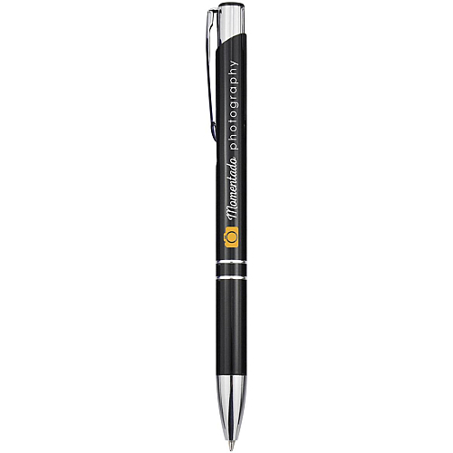 Moneta aluminium click ballpoint pen (black ink) 2