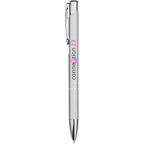 Moneta aluminium click ballpoint pen (black ink) 2