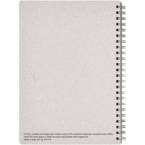 Bianco A5 size wire-o notebook 4