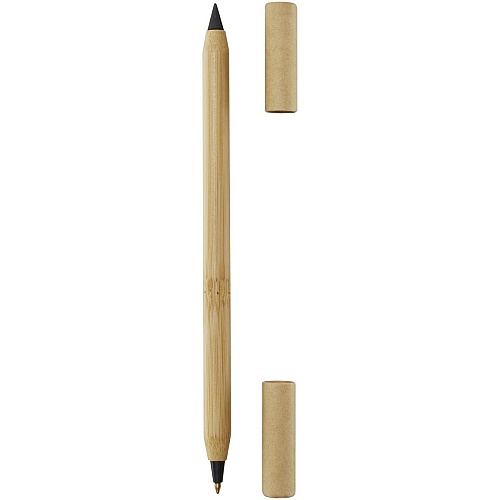 Samambu bamboo duo pen (blue ink) 3