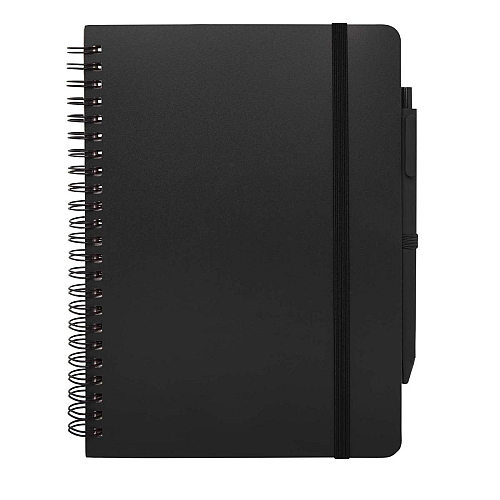 Thalaasa A5 ocean-bound hard cover notebook with ballpoint pen (black ink) 3