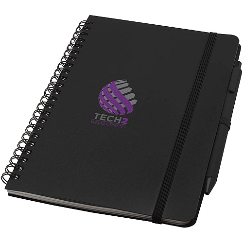 Thalaasa A5 ocean-bound hard cover notebook with ballpoint pen (black ink) 2