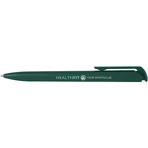 Lucia recycled plastic ballpoint pen (blue ink) 2