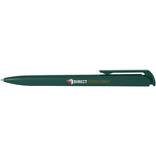 Lucia recycled plastic ballpoint pen (black ink) 2