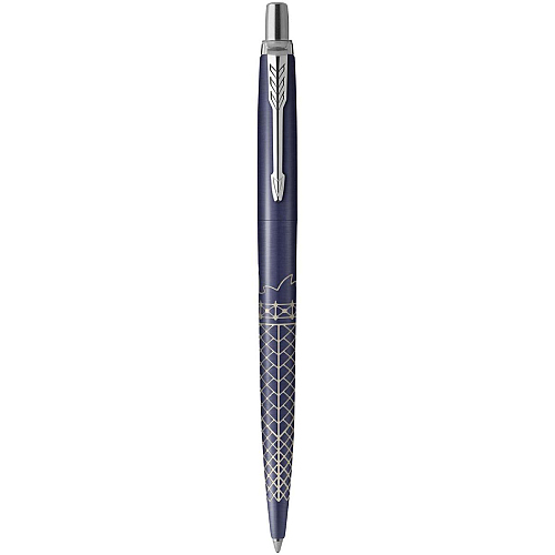 Parker Jotter SE Global Icons colour trim ballpoint pen (blue ink) 3