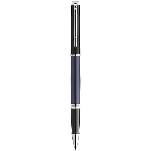 Hemisphere colour blocking rollerball pen with palladium trim (black ink) 1