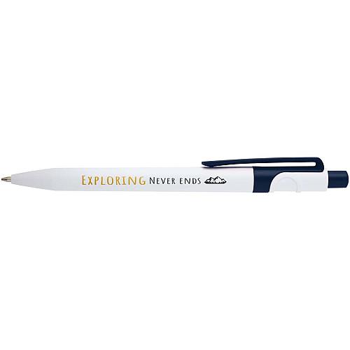 Unica recycled plastic ballpoint pen (blue ink) 2