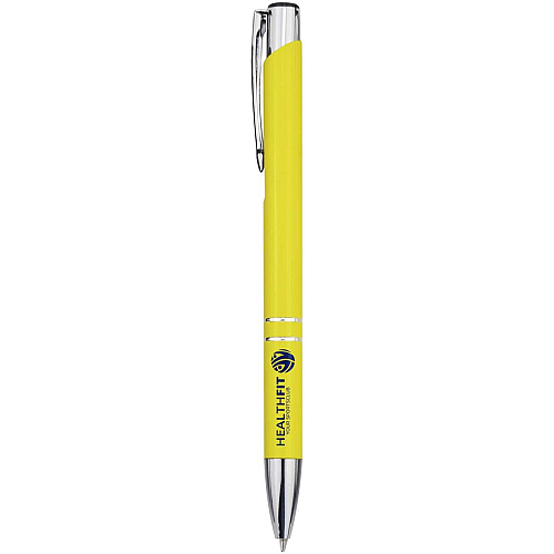 Moneta recycled aluminium ballpoint pen (blue ink) 3