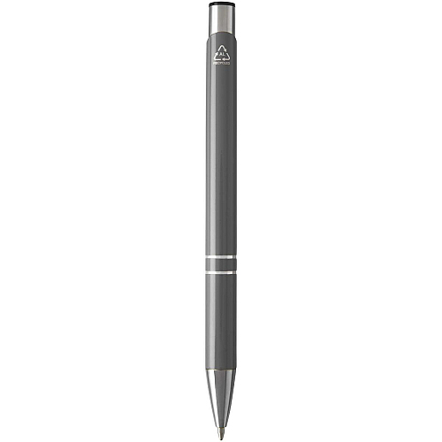 Moneta recycled aluminium ballpoint pen (blue ink) 4