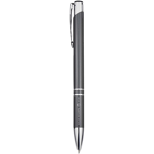 Moneta recycled aluminium ballpoint pen (blue ink) 2