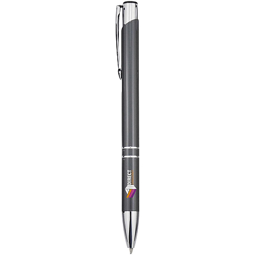 Moneta recycled aluminium ballpoint pen (blue ink) 3