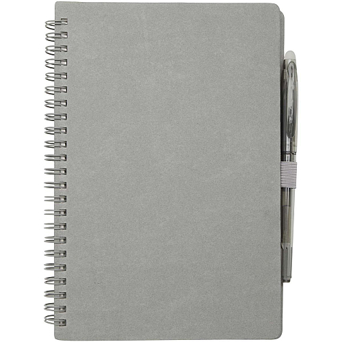 Slate A5 reusable hard cover notebook and pen set (black ink) 3