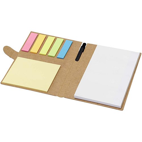 Swift sticky notes booklet with ballpoint pen (black ink) 1