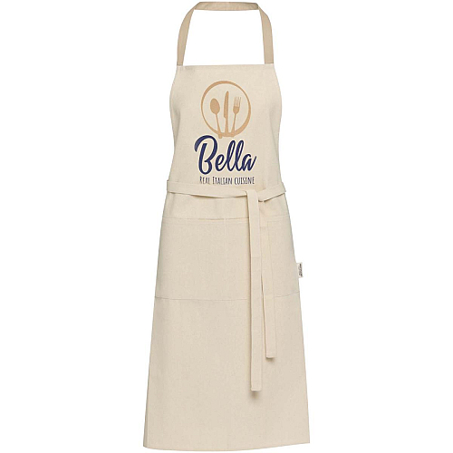 Nia 200 g/m² recycled cotton apron 2