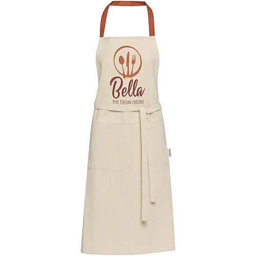 Nia 200 g/m² recycled cotton apron 2