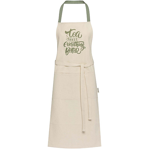 Nia 200 g/m² recycled cotton apron 2