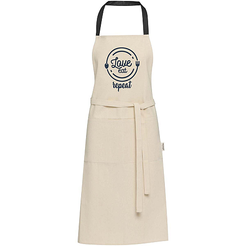 Nia 200 g/m² recycled cotton apron 2
