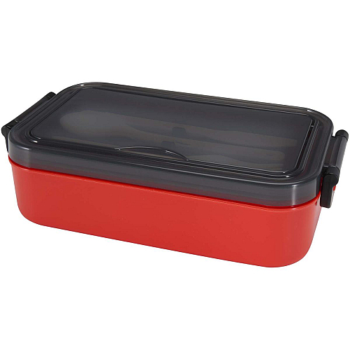 Snappy lunch box and cutlery set 1