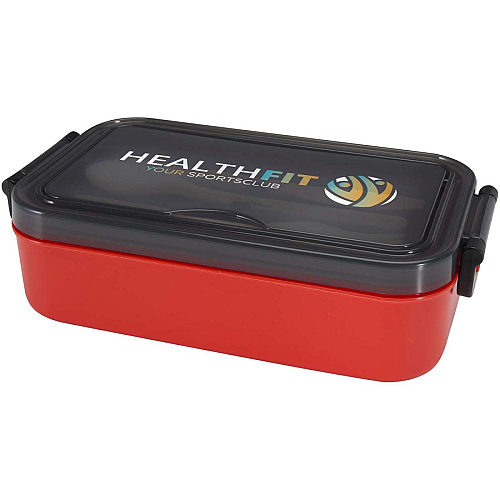Snappy lunch box and cutlery set 2