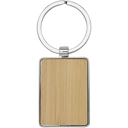 Neta bamboo rectangular keychain 3