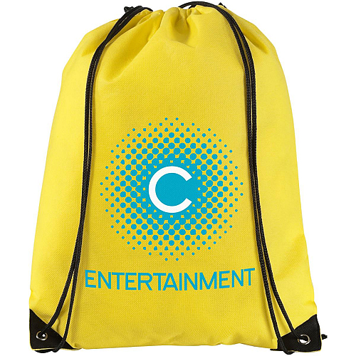 Evergreen non-woven drawstring bag 5L 3