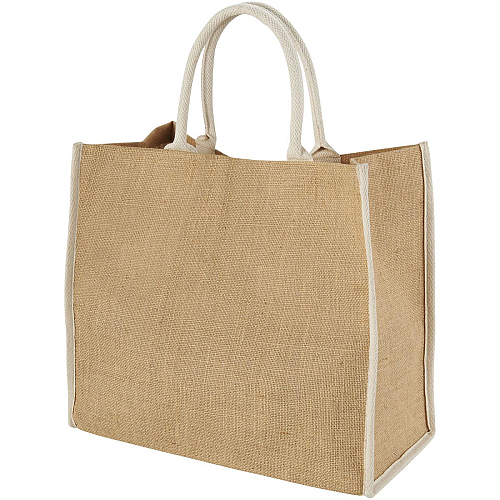 Harry coloured edge jute tote bag 25L 1