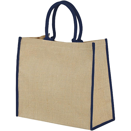 Harry coloured edge jute tote bag 25L 1