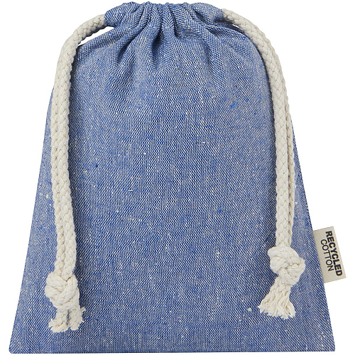 Pheebs 150 g/m² GRS recycled cotton gift bag small 0.5L 3