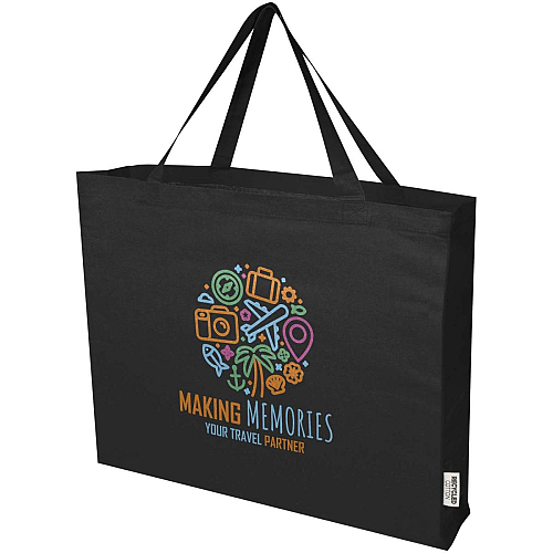 Odessa 220 g/m² GRS recycled cotton tote bag 40L 2