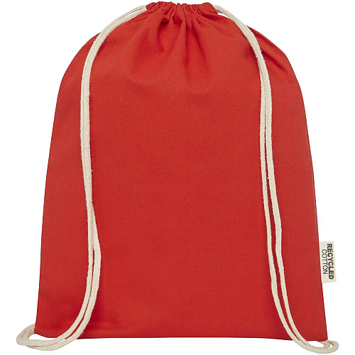Oregon 140 g/m² GRS recycled cotton drawstring bag 2