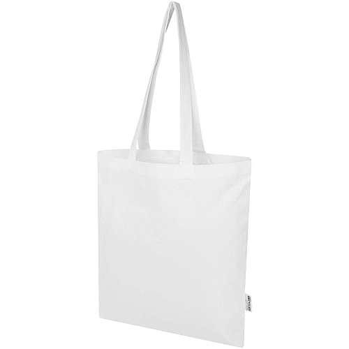 Madras Blend 140 g/m² GRS recycled cotton tote bag 7L 1