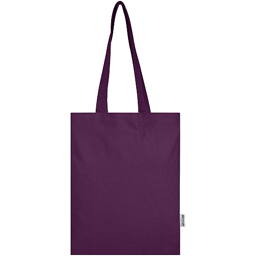 Madras Blend 140 g/m² GRS recycled cotton tote bag 7L 3