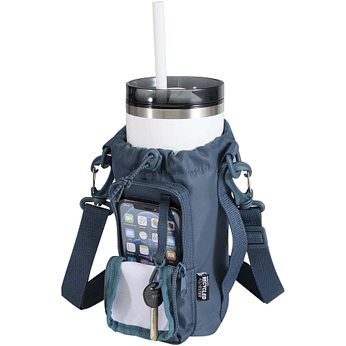 Trip Aware™ recycled travel bottle bag 2L 1