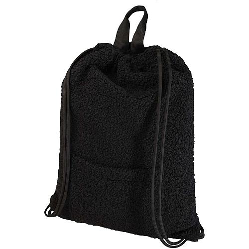 Bear GRS recycled sherpa drawstring backpack 9L 1