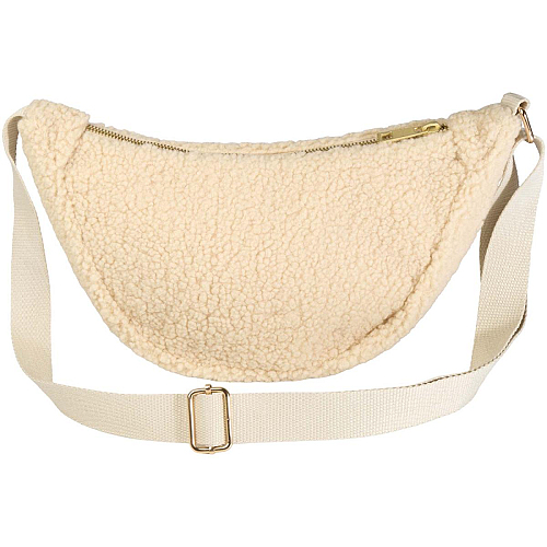 Bear GRS recycled sherpa crossbody bag 3L 4