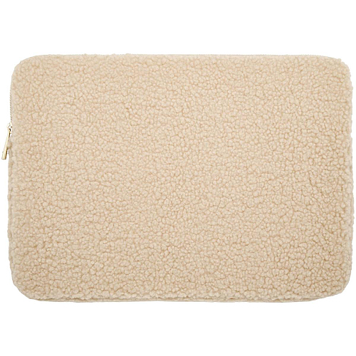 Bear 13 GRS recycled sherpa laptop sleeve 2L 3