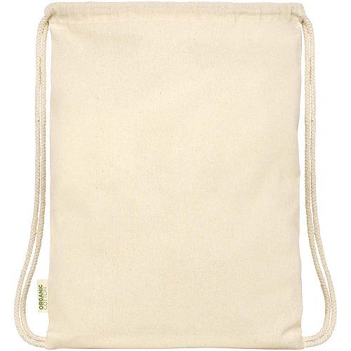 Odisha 100 g/m² OCS organic drawstring bag 5L 4