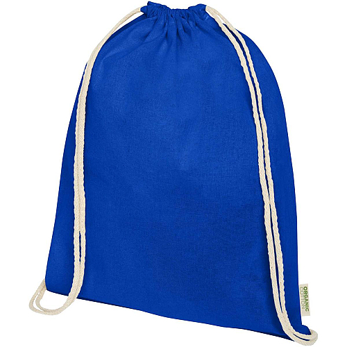 Odisha 140 g/m² OCS organic drawstring bag 5L 1