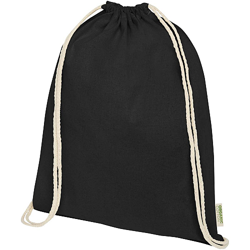 Odisha 140 g/m² OCS organic drawstring bag 5L 1