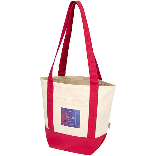 Sam 320 g/m² GRS recycled mini cotton tote bag 2