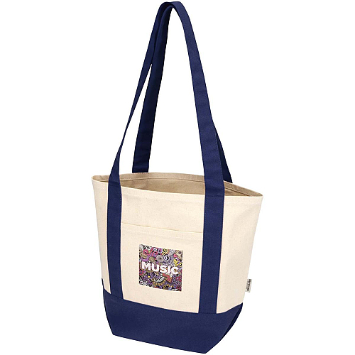 Sam 320 g/m² GRS recycled mini cotton tote bag 2
