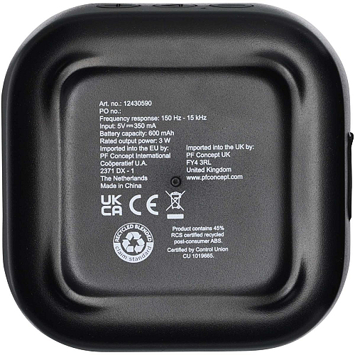 Stark 2.0 3W mini RCS recycled plastic Bluetooth® speaker 4