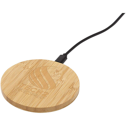Essence 15W Bamboo Wireless Charging Pad 2
