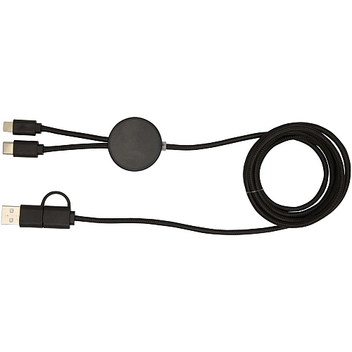 Citala 5-in-1 recycled plastic 150 cm data sync and 27W fast charge cable 4