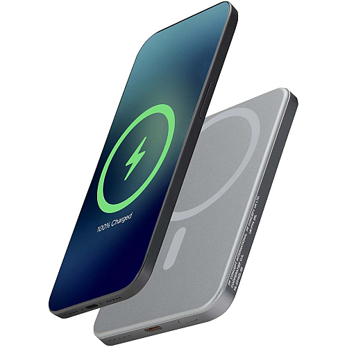 Avis 5000 mAh RCS recycled aluminium magnetic power bank 1