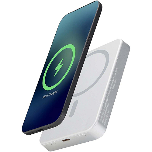 Avis 10.000 mAh RCS recycled aluminium magnetic power bank 1