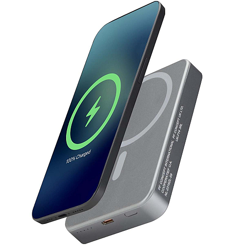 Avis 10.000 mAh RCS recycled aluminium magnetic power bank 1