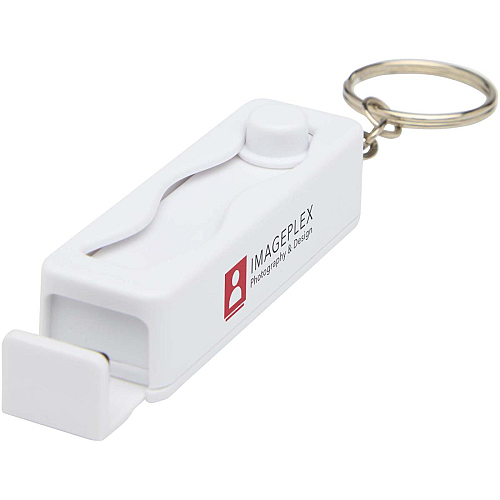 Aggia recycled plastic phone stand with fidget toy 2