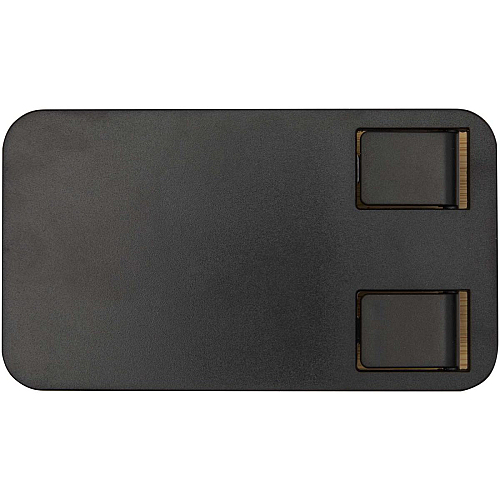 Alfirk recycled plastic foldeable desk phone stand with bamboo details 3